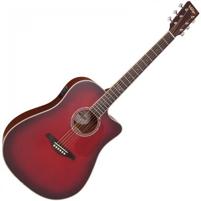 Vintage: VEC550 Electro Acoustic Dreadnought Guitar