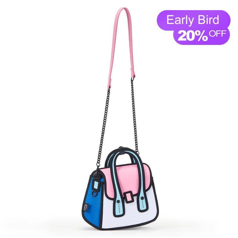 Neon Pink Owl Bag