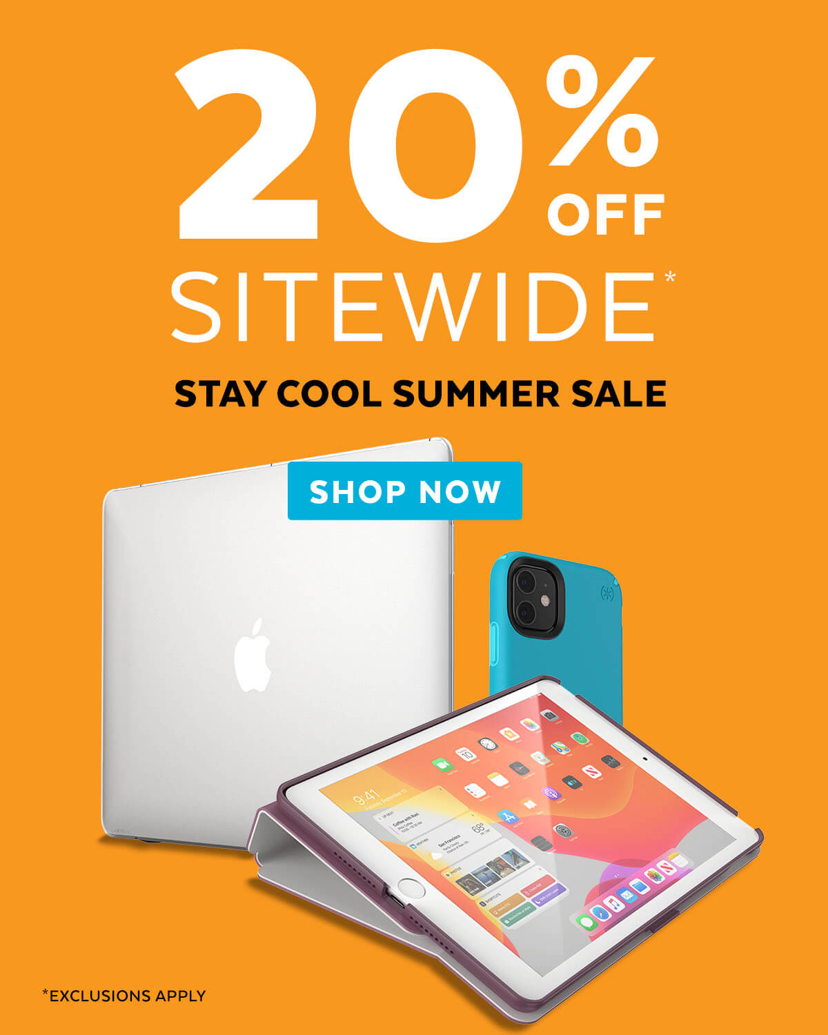 20% off Sitewide. Stay Cool Summer Sale. Shop now! *Exclusions Apply