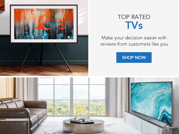 Top rated TVs