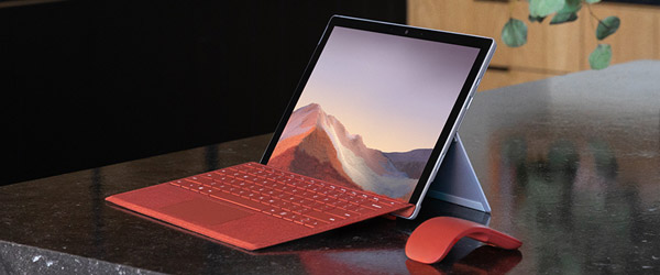 Microsoft Surface Pro 7 12.3 128GB i5 Platinum Tablet Computer Bundle