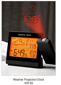 Weather Projection Clock