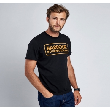 Barbour International Essential Large Logo Mens Tee