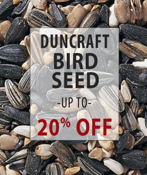 Up to 20% Off Duncraft Brand Bird Seed!