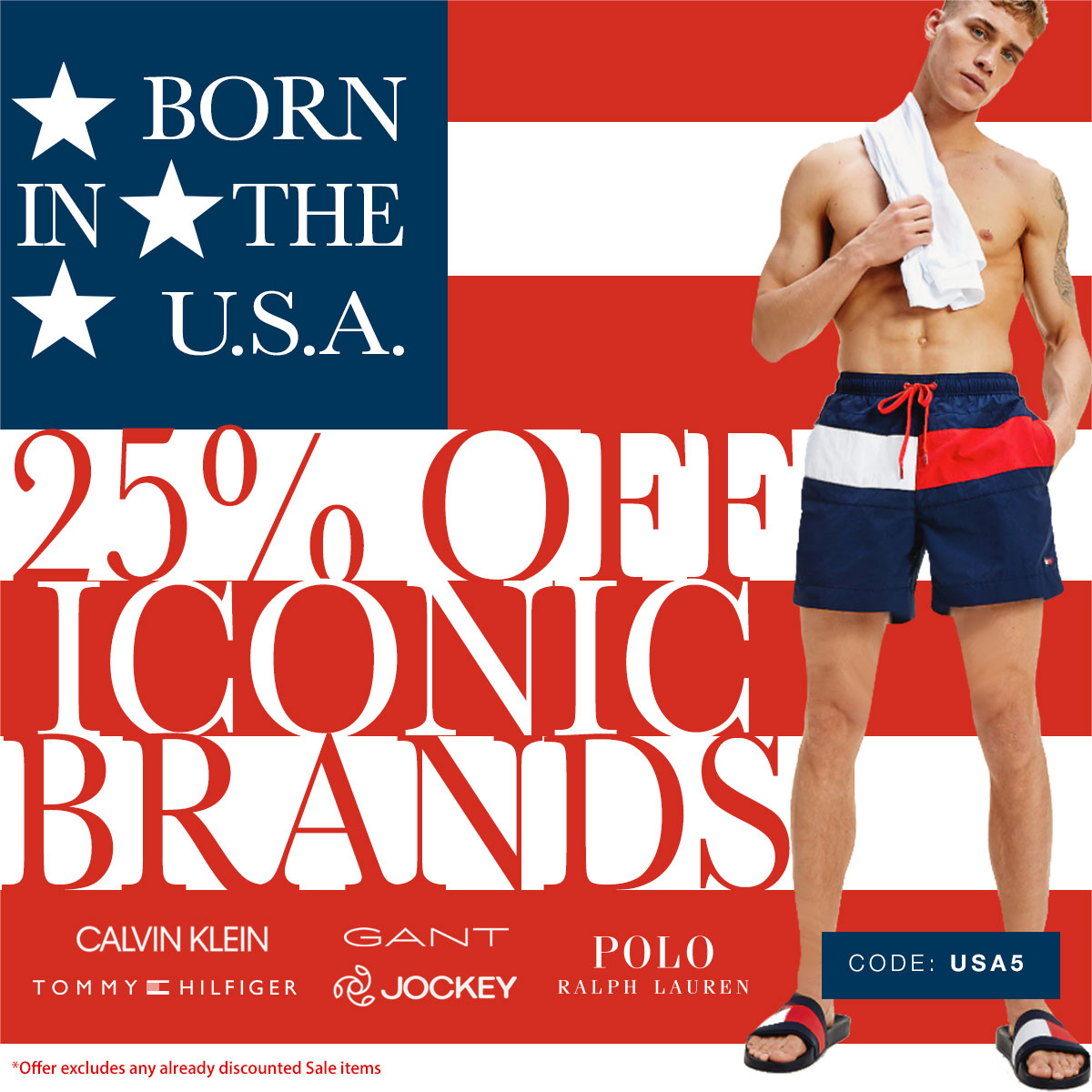 25% off these 5 Iconic USA brands