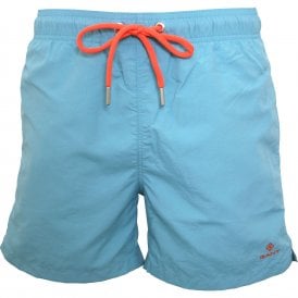 Classic Swim Shorts, Aqua Blue
