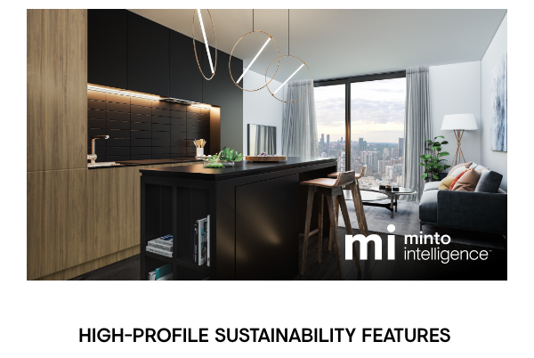 Minto Intelligence - High-profile sustainability features 