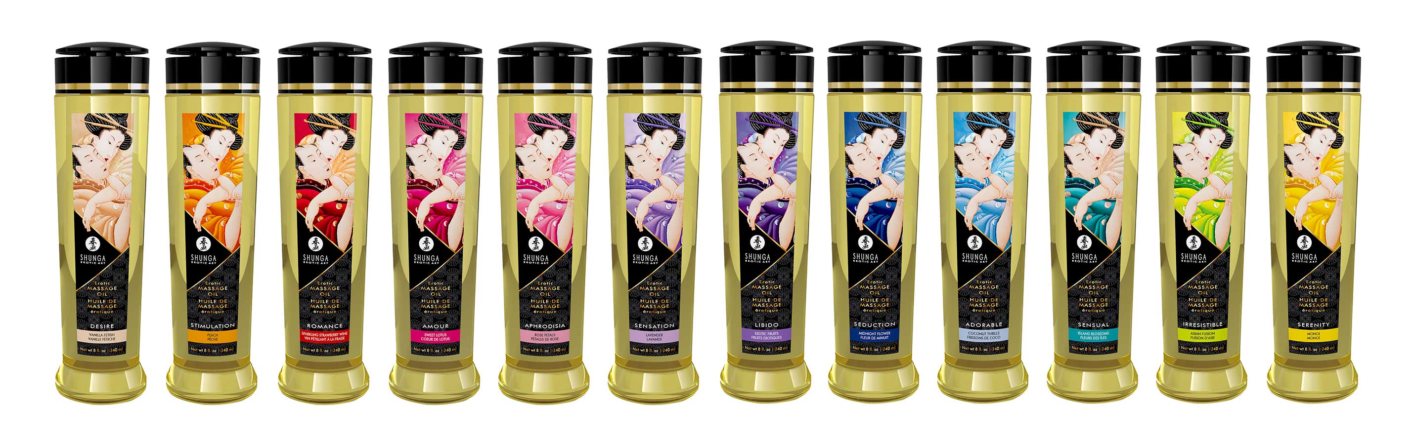 12 new massage oils from Shunga