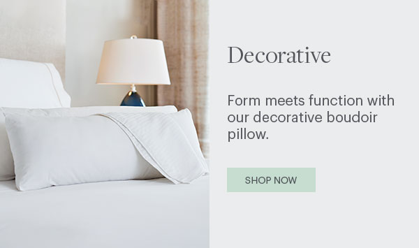 Decorative - Form meets function with our decorative boudoir pillow. Shop Now