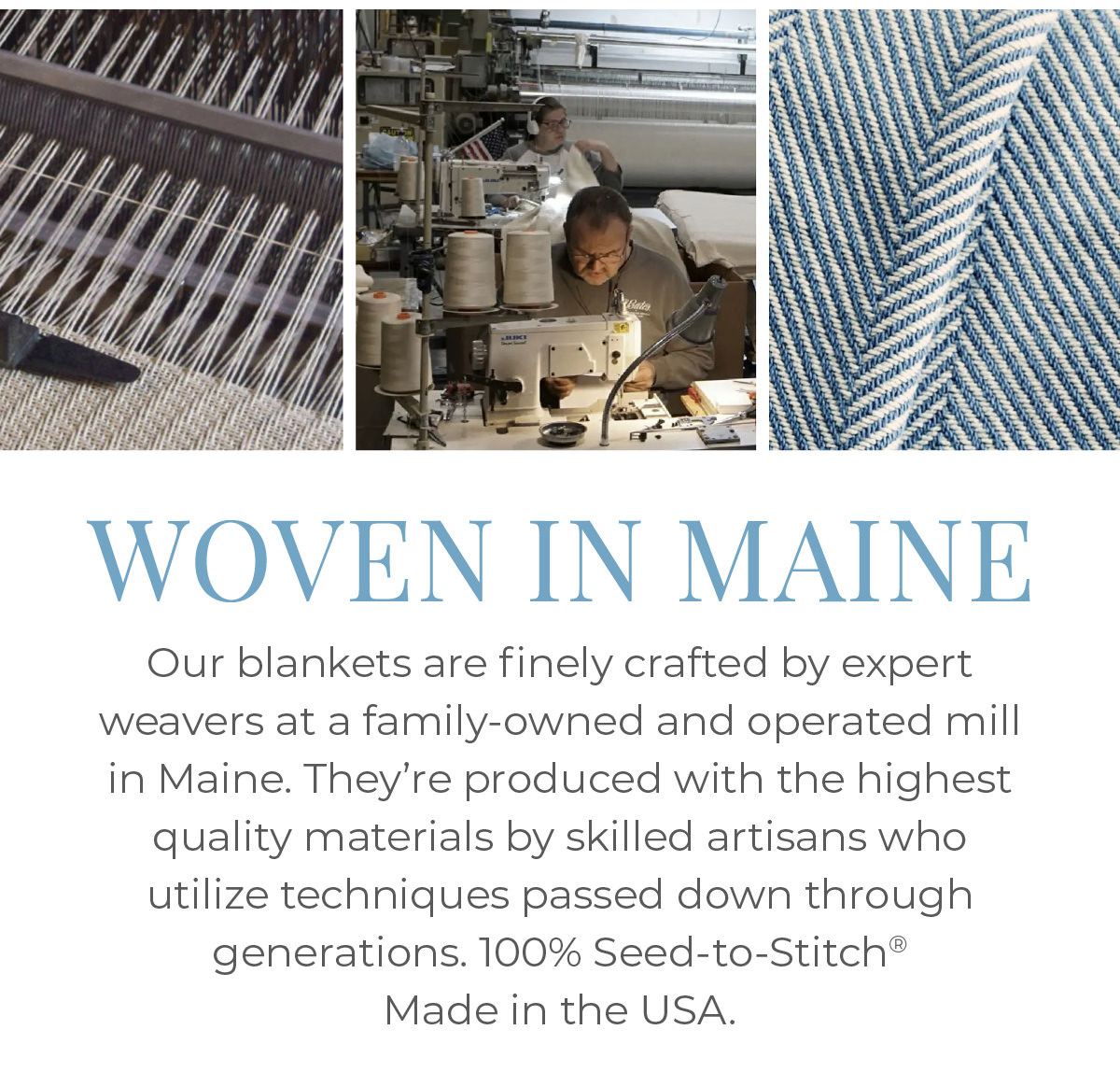 woven in maine