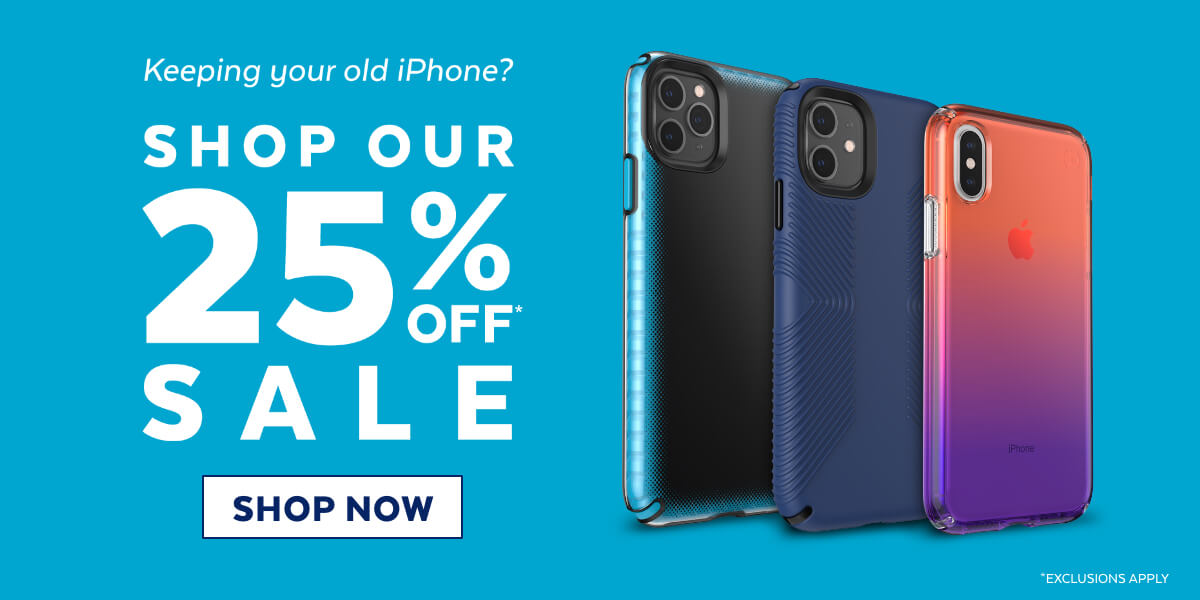 Keeping your old iPhone? Shop our 25% off Sale. Shop now.