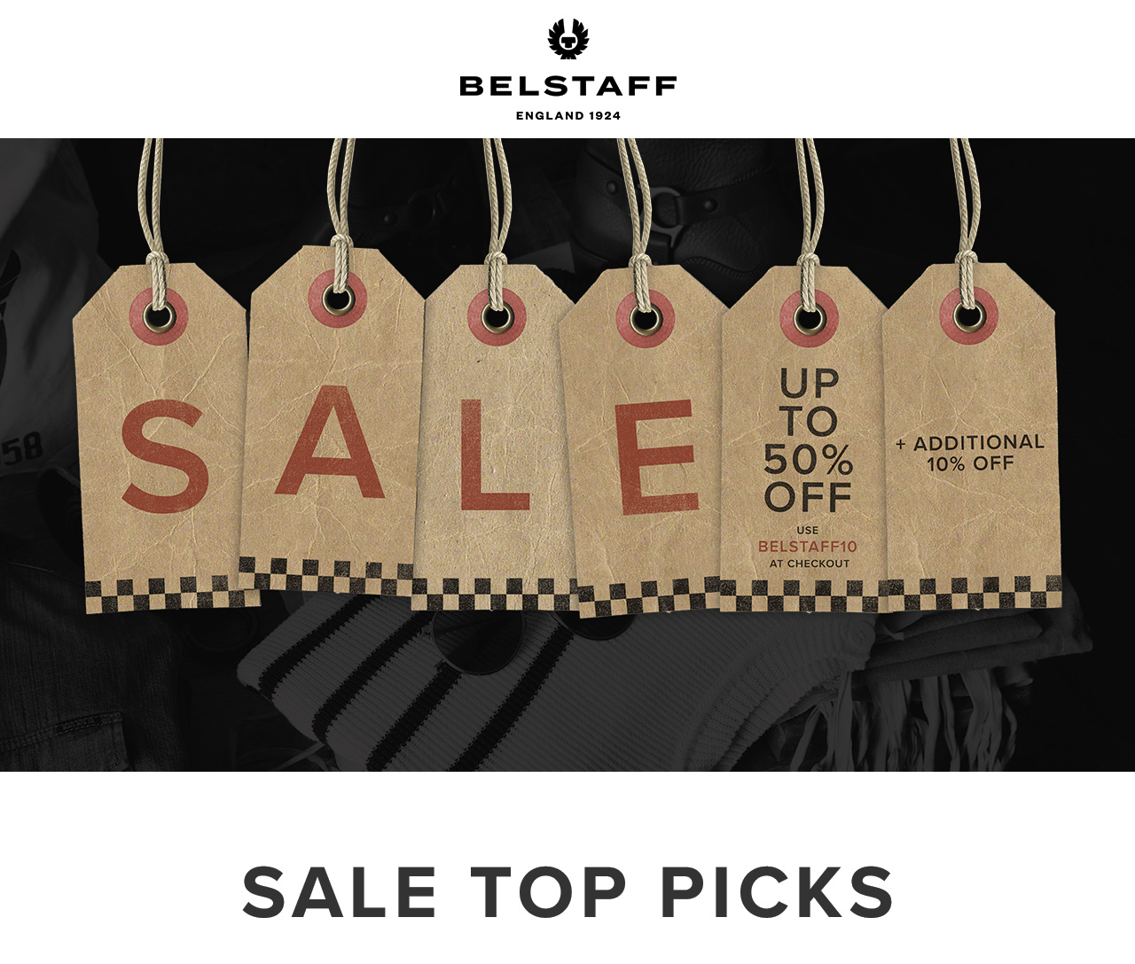 Use code BELSTAFF10 at checkout to get an extra 10% off sale styles.