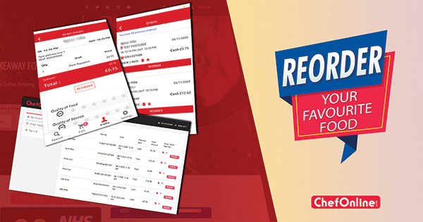 CHEFONLINE BRINGS YOU THE REORDER FEATURE!