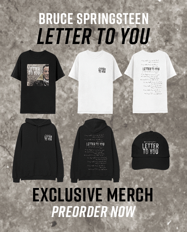 Bruce Springsteen ''Letter To You'' Album Merch