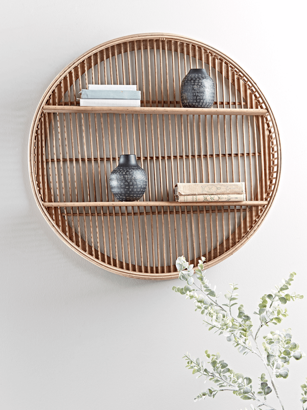 Bamboo Shelf Unit - Round