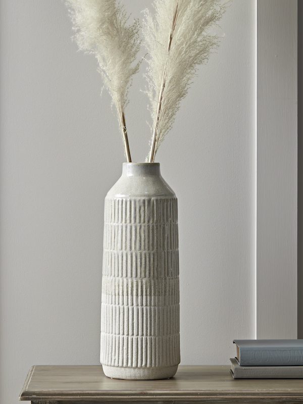 NEW Two Tone Cream Vase