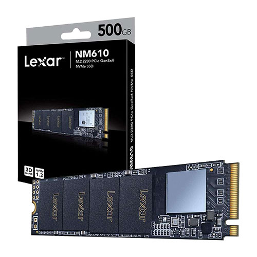 Lexar NM610 500GB M.2 NVMe 3D SATA SSD/Solid State Drive - Only ?80.49