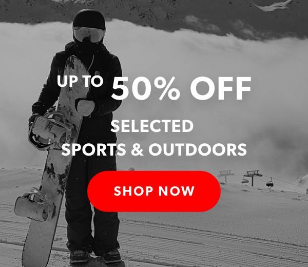 Up to 40% off selected Sports & Outdoors