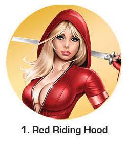 Image of Red Riding Hood Button