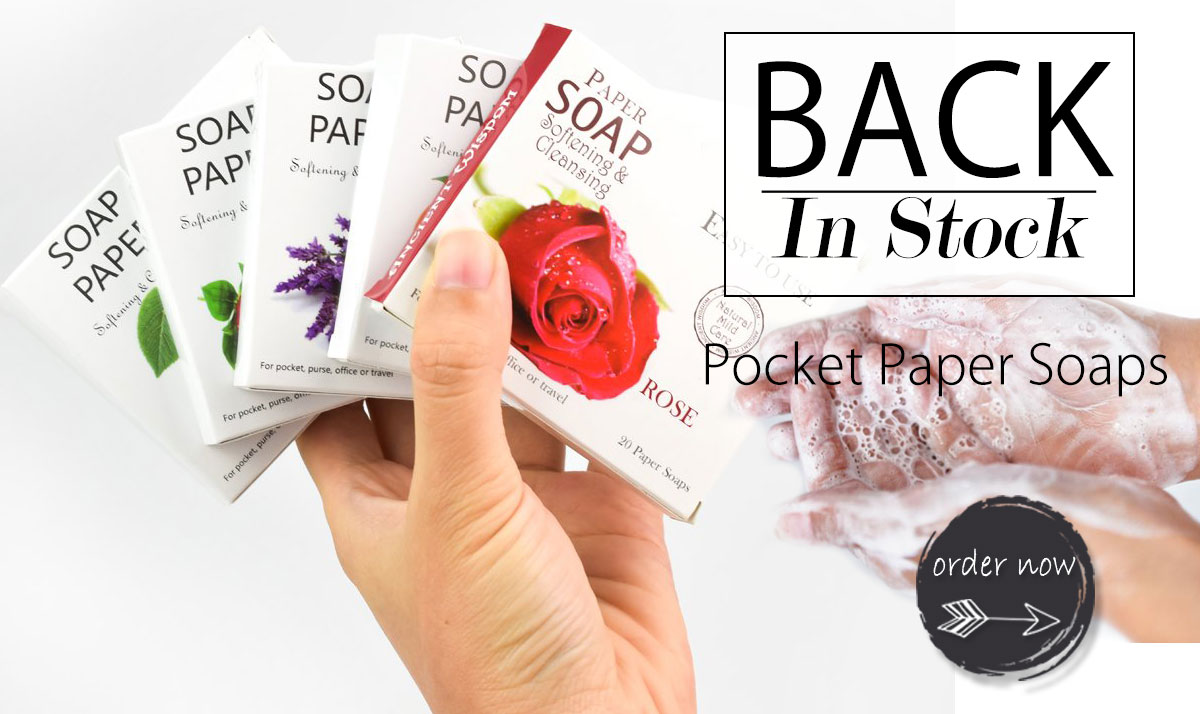 Pocket Paper Soaps