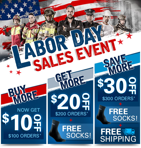 Buy More - Save More HAIX Labor Day Sales Event