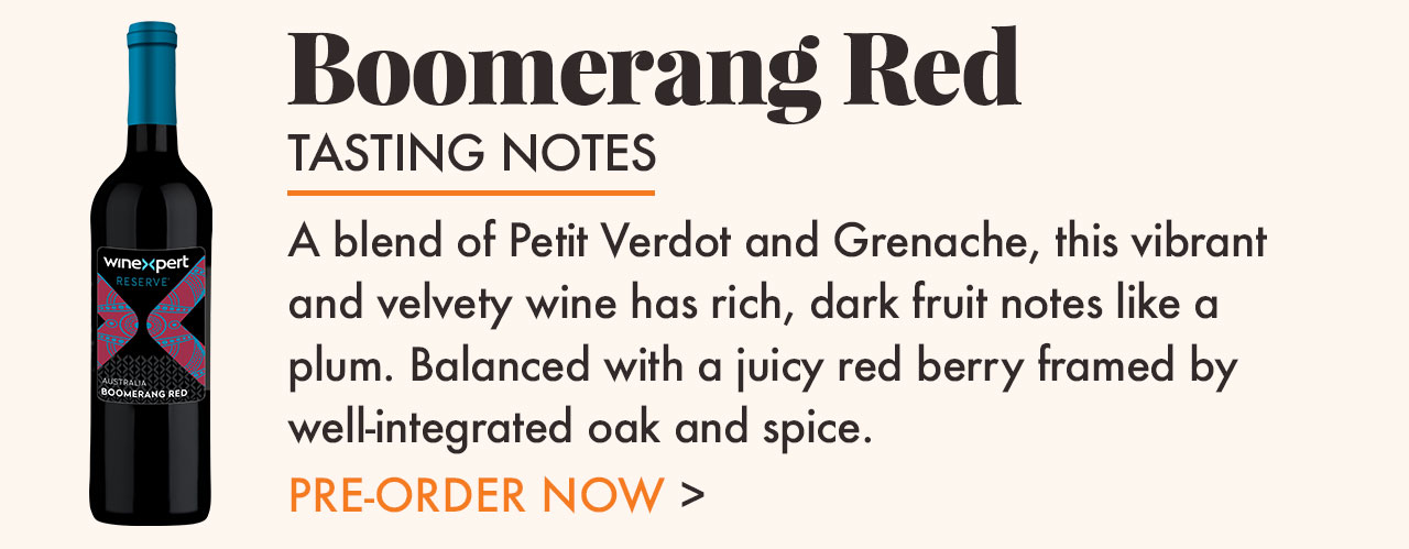 Boomerang Red Blend Tasting Notes