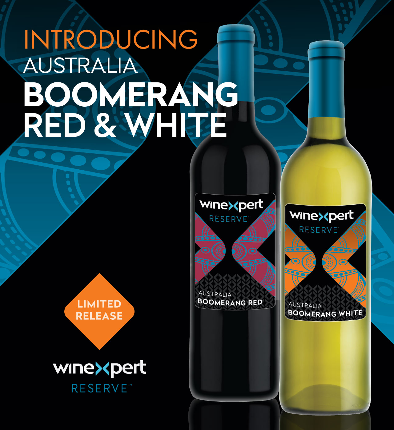 Pre-order Limited Release Winexpert Reserve Australian Boomerang Blends