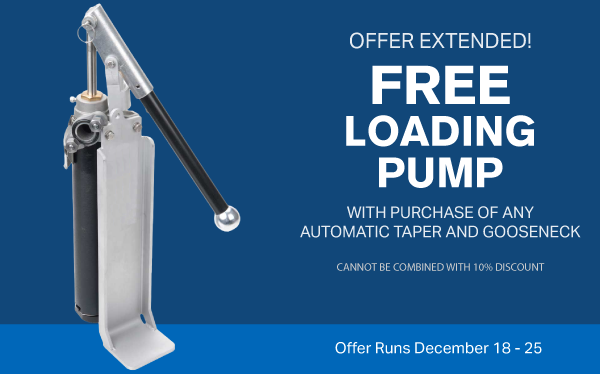free loading pump with any taper and gooseneck