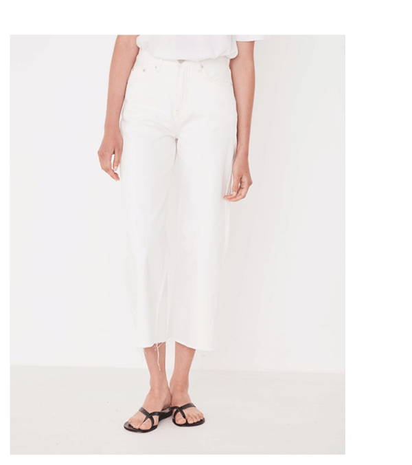 High Waist Flare Jean Vintage White | Assembly Label