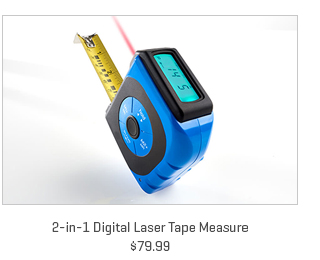 2-in-1 Digital Laser Tape Measure