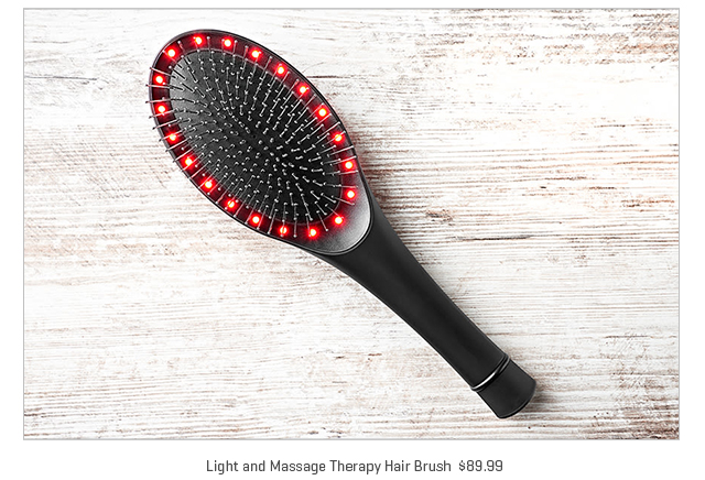 Light and Massage Therapy Hair Brush