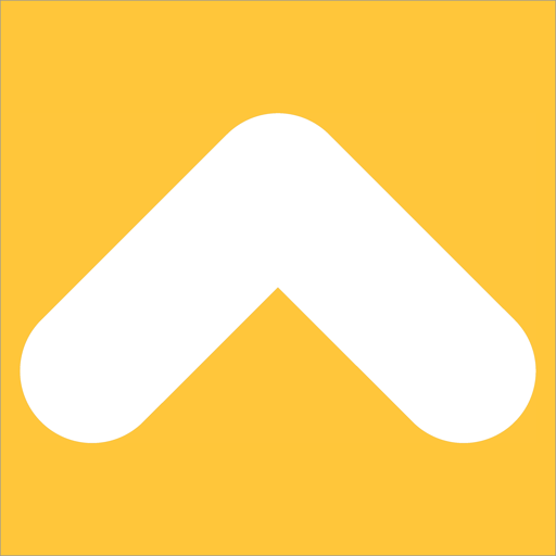 White logo yellow b