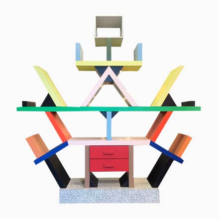 Image of Carlton Library by Ettore Sottsass for Memphis, 1980s