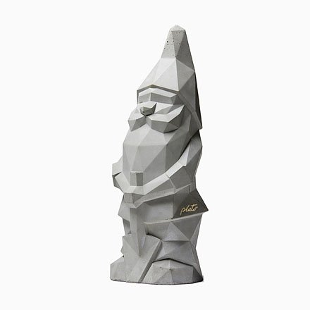 Image of Nino Garden Gnome In Grey by Pellegrino Cucciniello for Plato Design