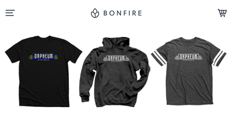 Orpheum Bonfire Merch Store