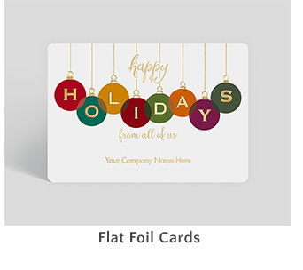 Flat Foil Cards