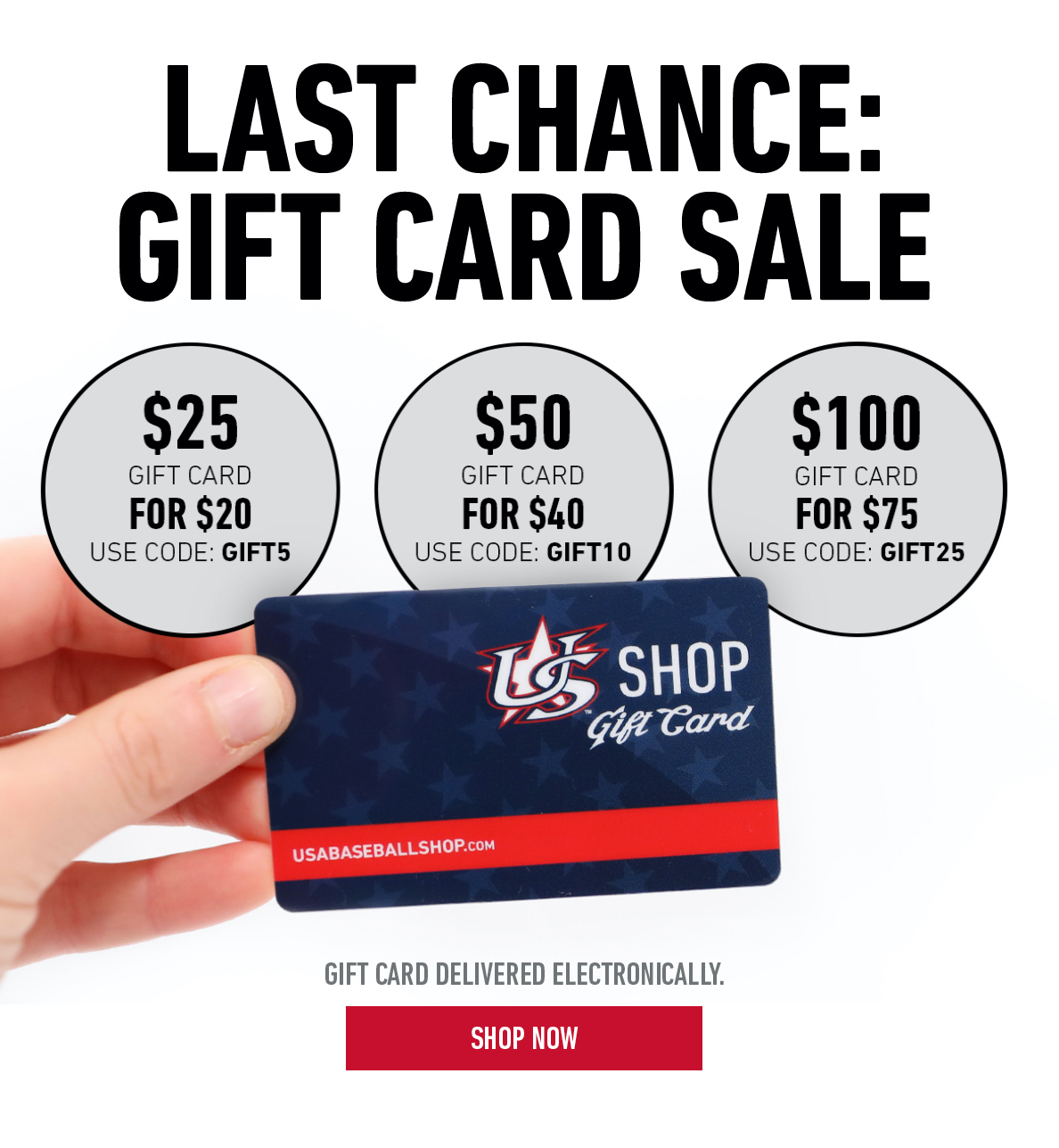 USA Baseball Gift Card Deal