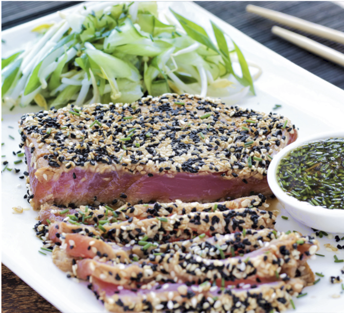 <br>Sesame crusted goodness