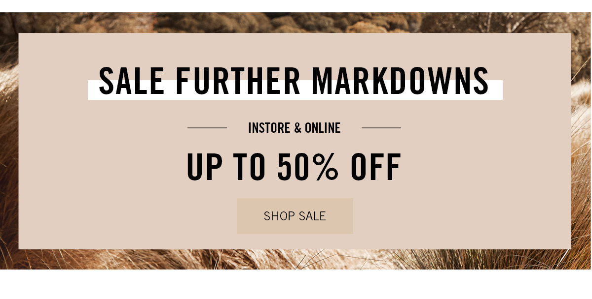 Further Markdowns