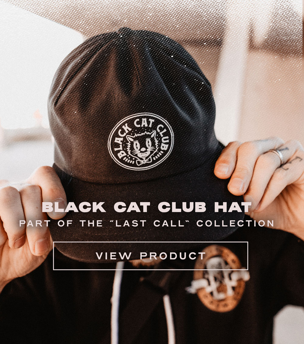 Black Cat Club Hat 
