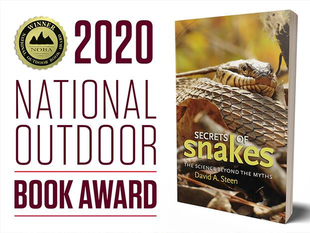 2020 National Outdoor Book Award for Secrets of Snakes