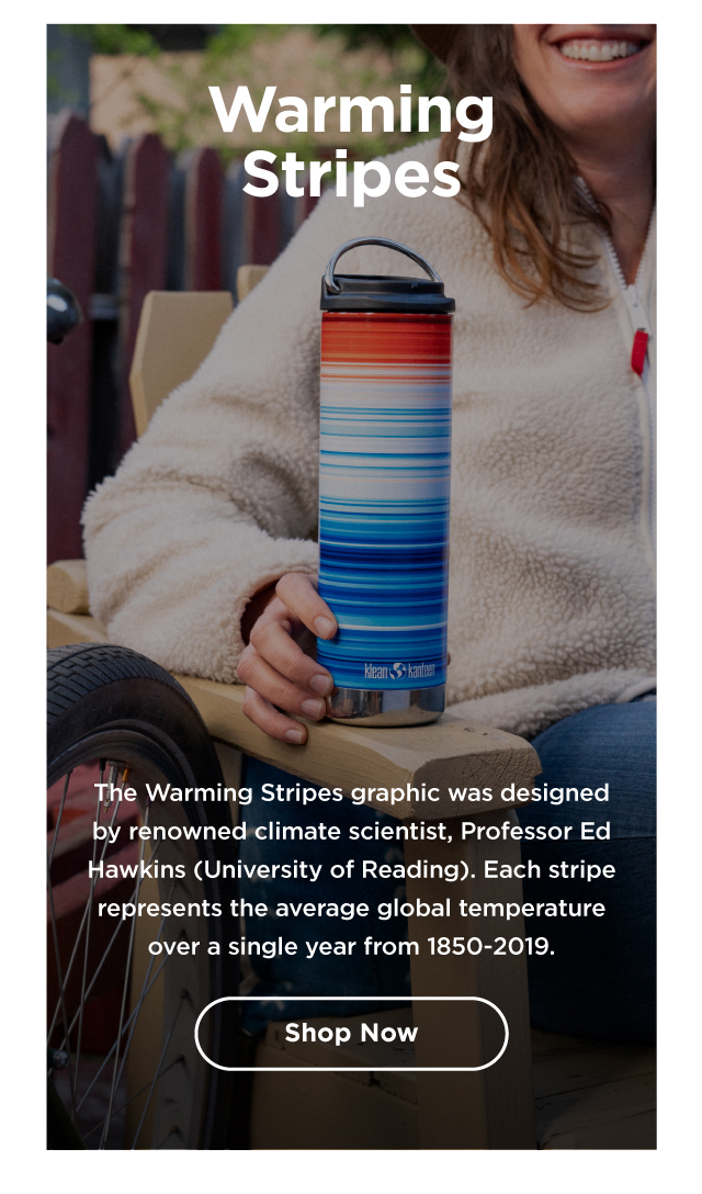 Limited Edition Warming Stripes Bottle