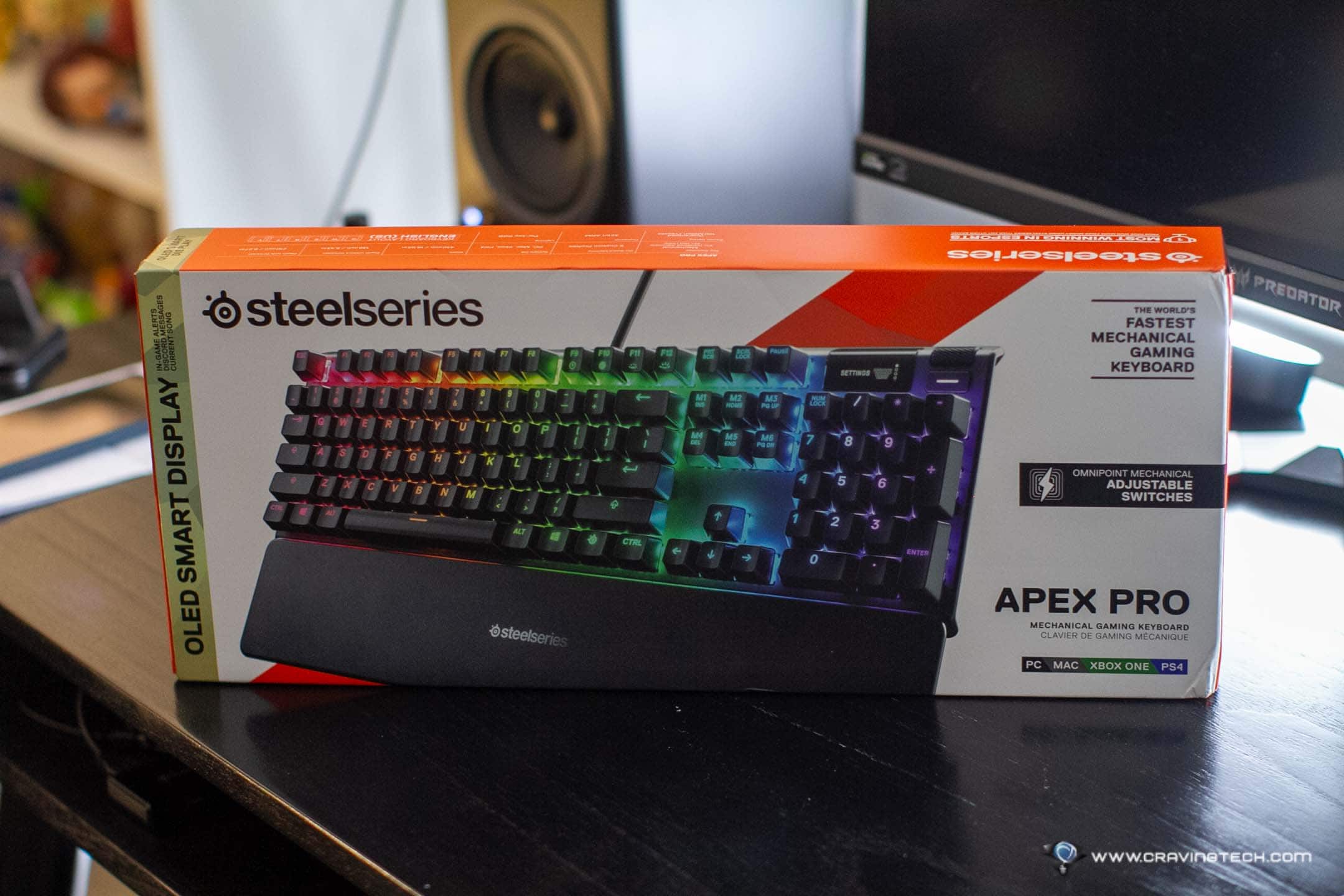 Fastest, most adjustable mechanical gaming keyboard in the market?  SteelSeries Apex Pro Review