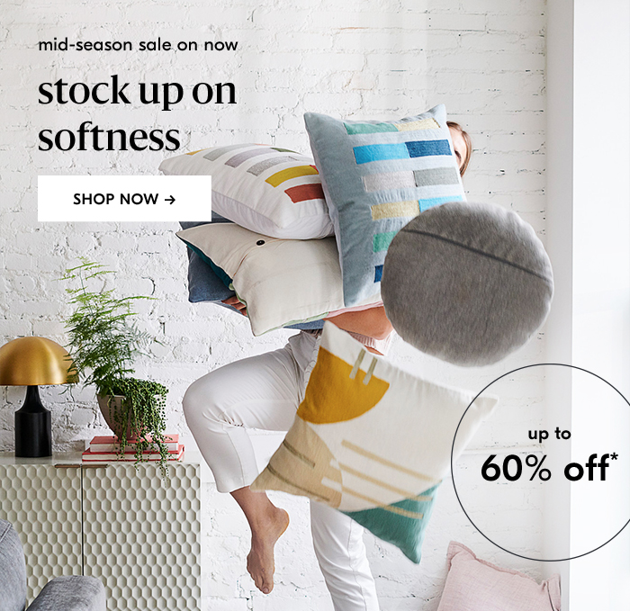 stock up on softness. shop now
