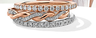 Stackable Anniversary Rings