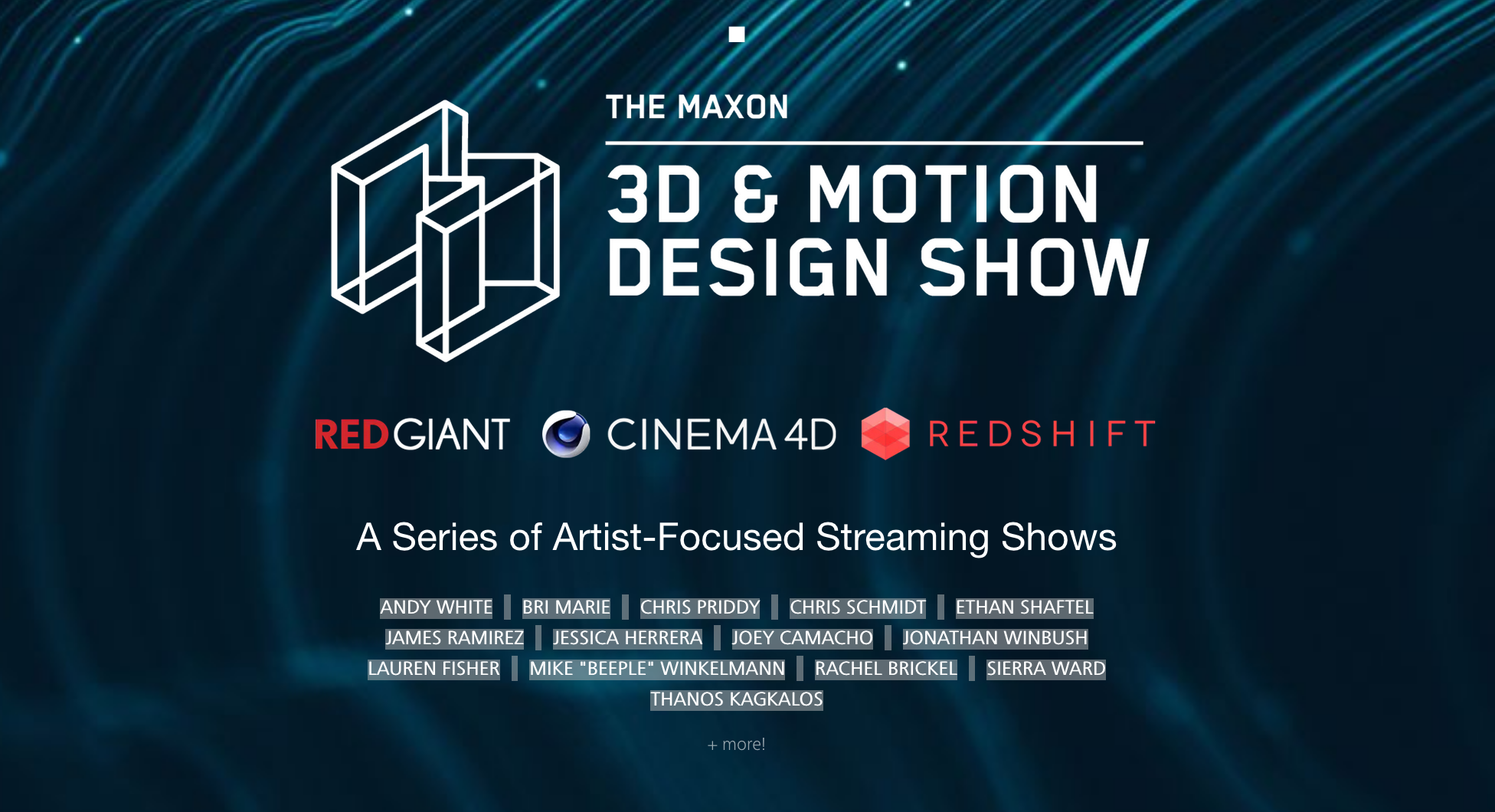 maxon 3d and motion design show