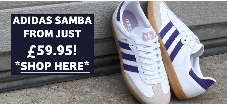 Adidas Samba White Purple