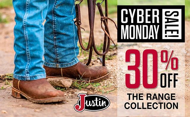 Cyber Monday Sale! 30% off the Range Collection