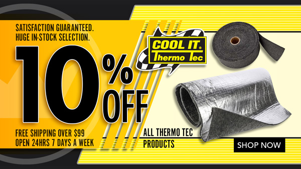 Save 10% off all Thermo Tec Products