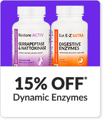 15% off* all Dynamic Enzymes products